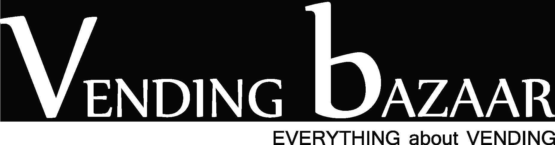 Vending Bazaar Black Logo Vector Logo